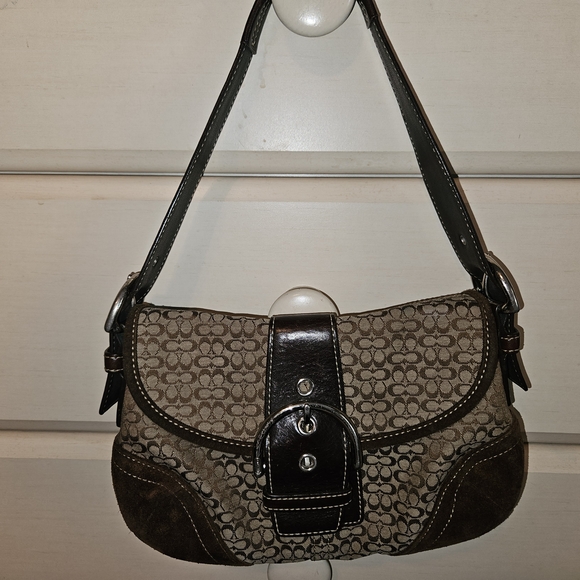 Brown Patterned Women's Bag - Picture 1 of 4
